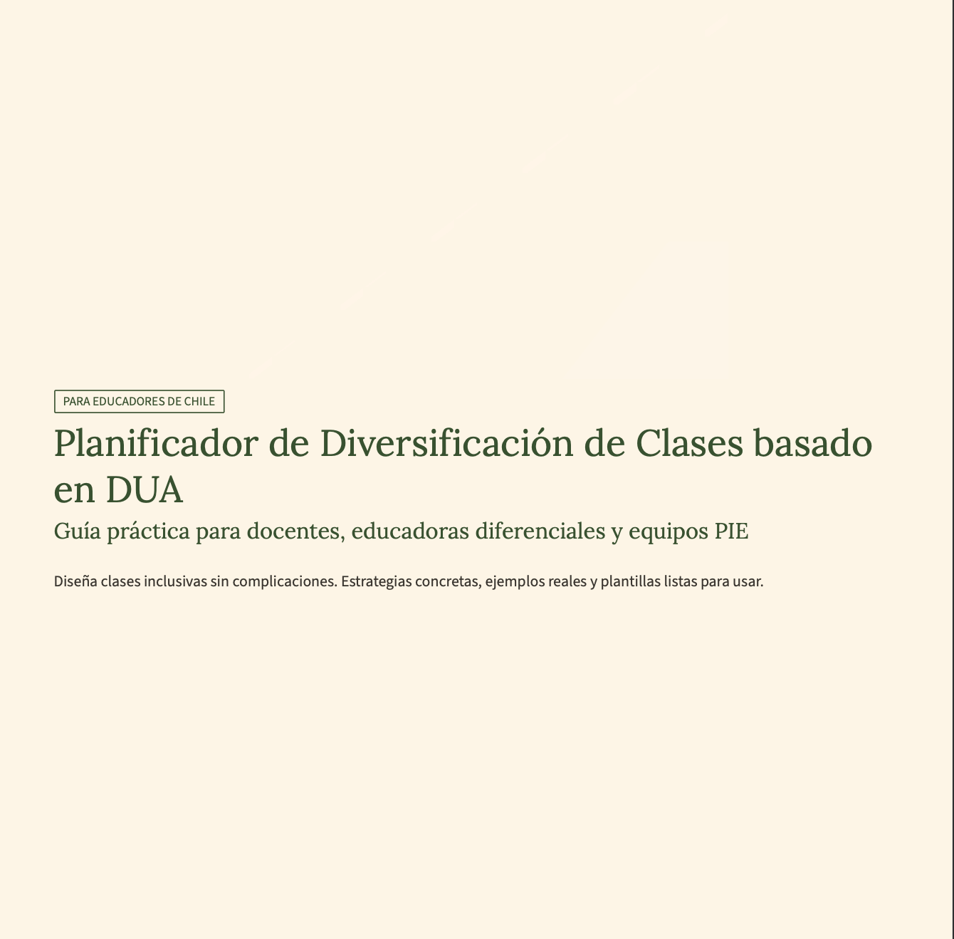 GUIA DIGITAL: Clases sin barreras